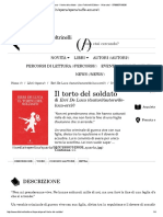 Erri de Luca - Il Torto Del Soldato - Libro Feltrinelli Editore - I Narratori - 9788807019036