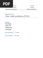 Pulse Width Modulation (PWM) : Experiment No .2