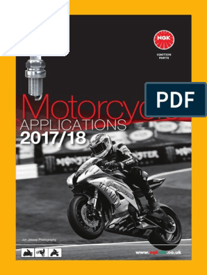 NGK Motorcycle Catalogue 2017 3 PDF | PDF | Chemistry 
