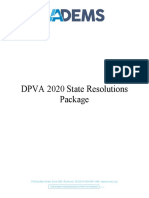 DPVA 2020 State Resolutions Package