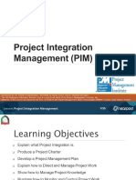 Project Integration Management Lesson