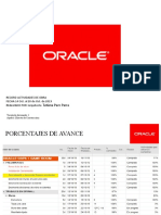 Informe semanal de obra con porcentajes de avance, desempeño SST y actividades realizadas (Arquint Colombia S.A.S