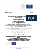 Opinion, Venice Commission, Strasbourg, 19 June 2020