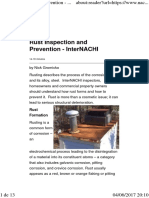 Rust Inspection and Prevention - InterNACHI