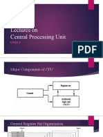 Lectures On Central Processing Unit