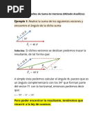 Componentes Rectangulares de Un Vector | PDF | Triángulo | Aceleración