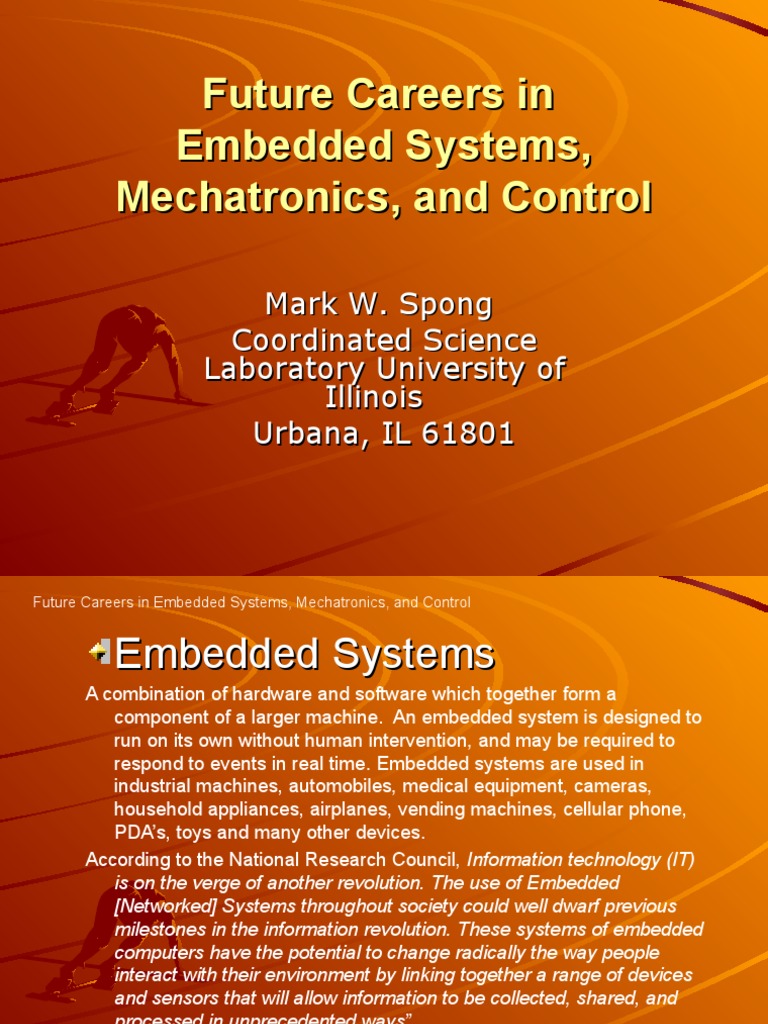 Future Careers in Mechatronics & Control | PDF | Mechatronics ...