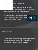 What Is Critical Discourse Analysis (CDA) ?