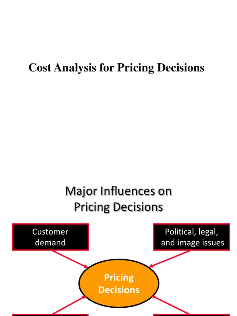 Cost Analysis For Pricing Decisions Download Free PDF Long Run And