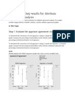 Interpret The Key Results For Attribute Agreement Analysis