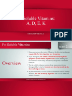 Fat Soluble Vitamins: A, D, E, K: Stefania Widya S