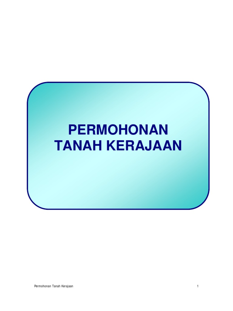 Contoh Permohonan Surat Pajak Tanah