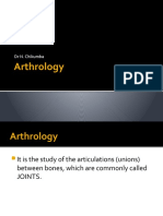 Arthrology: DR N. Chikumba