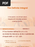 Lecture 2 - Integral Calculus