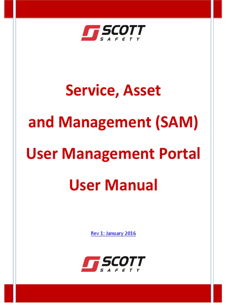 SAM - User Management Portal User Instructions 25-1-16 | PDF ...