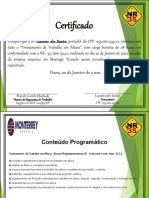 Certificado NR 35