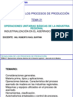 TEMA 21 Operacines Unitarias de La Industria Regional-Aserrado de Madera