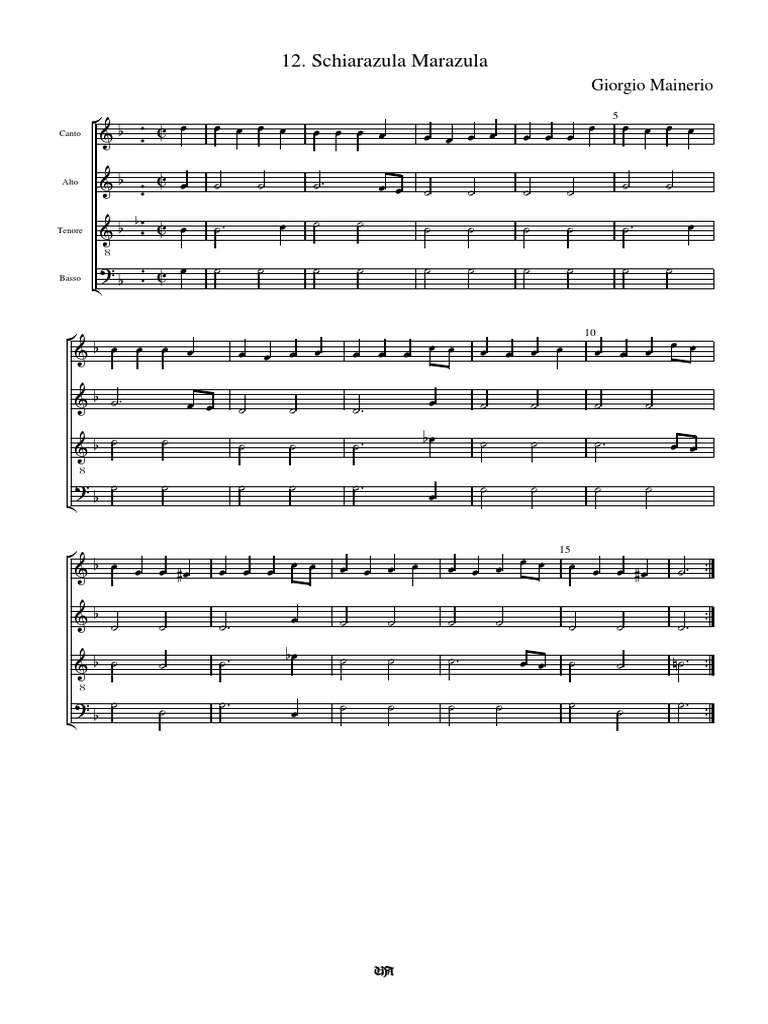 Schiarazula Marazula PDF | PDF