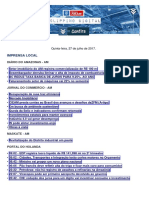 Clipping Diário FIEAM 27072017 PDF