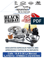 Publicidad Repuestazo BLACK FRIDAY