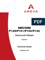 MiCOM P120/P121/P122/P123 Overcurrent Relays Technical Guide