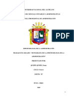 Epistemologia de La Administracion PDF