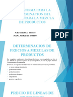 Estrategias para La Determinacion de Precios A Mezclas