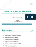 Module 1 - Solar Radiation PDF