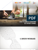 DEPORTE ESPAÑOL Y CORONAVIRUS. Estudio Impacto COVID 19 Sobre Ecosistema Deporte Español Por CSD