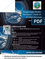 Pencegahan Covid Di Kabin Pesawat