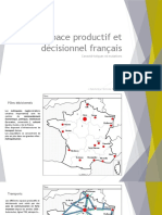 Mutations de L'espace Productif Et Décisionnel Français