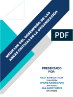 Medicion Del Desempeño de Areas Criticas de La Empresa - Belcorp