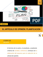 S10-El Artículo de Opinión - Planificación