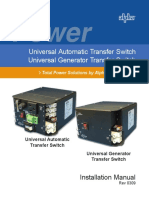 Power: Universal Automatic Transfer Switch Universal Generator Transfer Switch