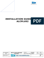 Installation Guidelines Alcplus2