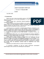 Boala Lyme-Metodologie de Supraveghere - Actualizare 11.02.2020 PDF