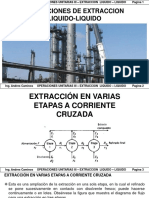 7.3 - Extraccion Liquido-Liquido - Corrientes Cruzadas PDF