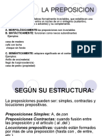 Preposición Español