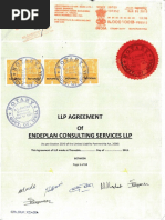 LLP Agreement Draft Template | PDF | Limited Liability Partnership | Law