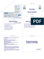 Rectas Paralelas y Perpendiculares 2015 10 03 6 Slides Per Page PDF