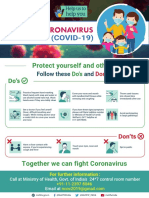 Coronavirus Poster English