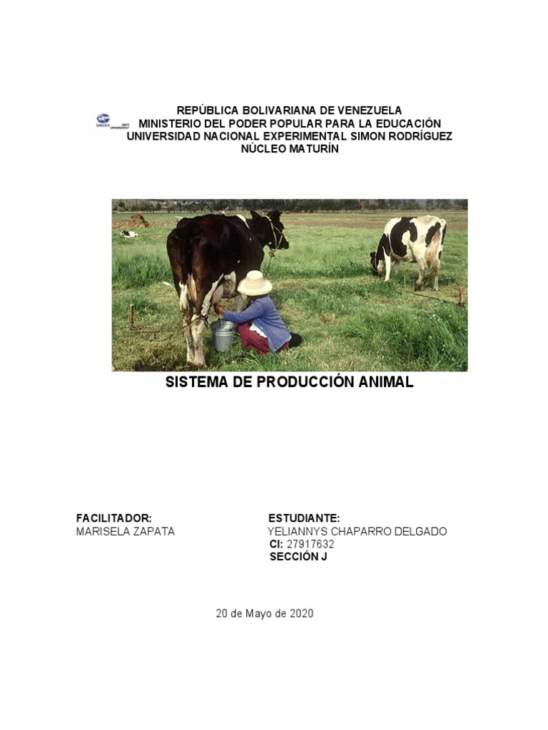 Sistema de Produccion Animal | PDF | Sistema | Entropía