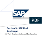 Section 3: SAP Fiori Landscape