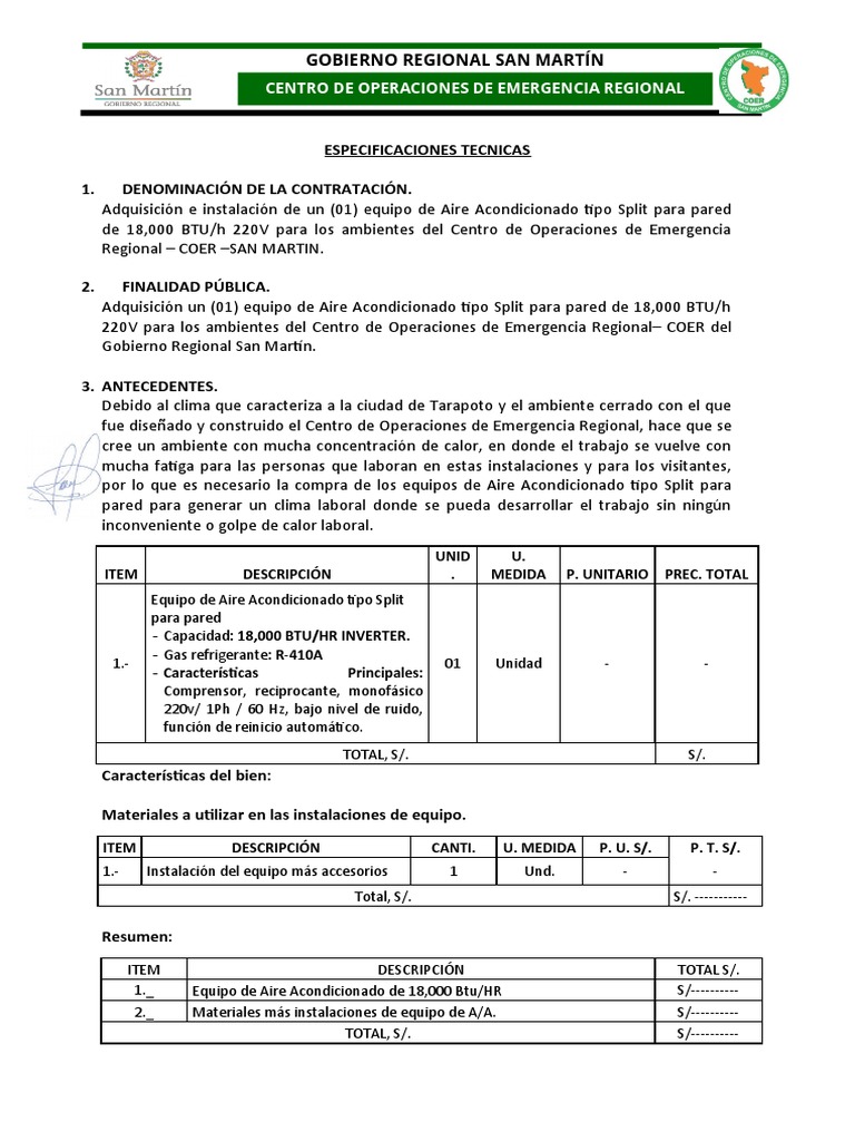 Aire acondicionado Split Sole 18000 BTU