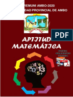 Apremuni APTITUD MATEMÁTICA