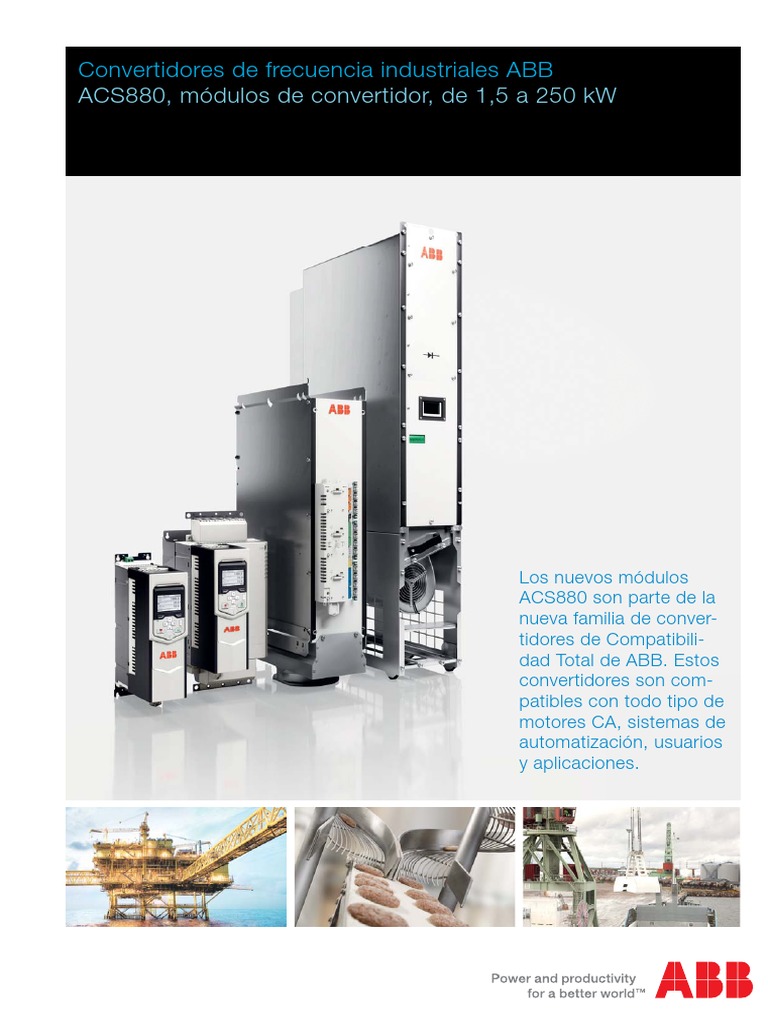 ES ACS880 Drive Modules Flyer RevC | PDF | Bienes manufacturados ...