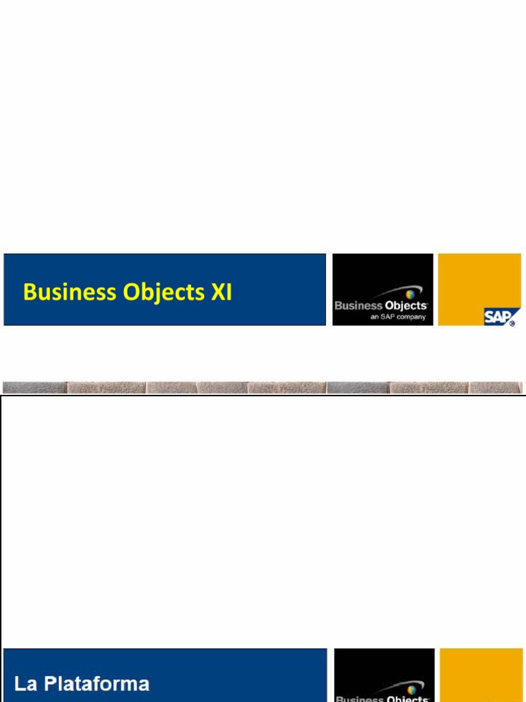 Business Objects XI Overview Guide | PDF