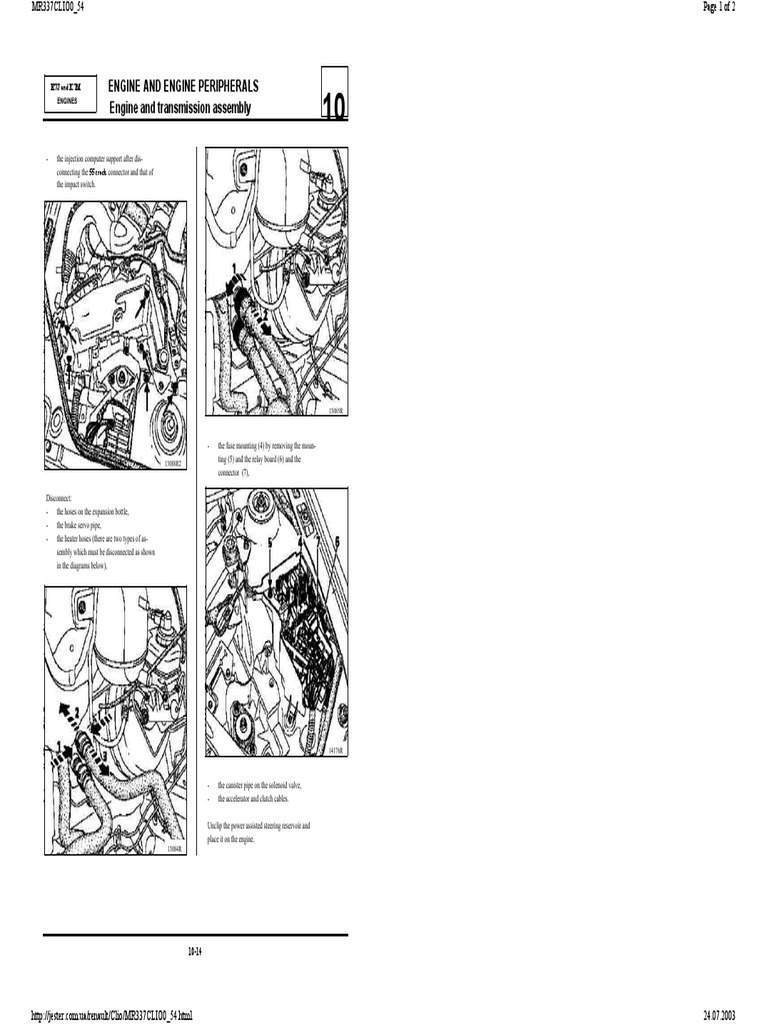 Engine and Engine Peripherals Engine and Transmission Assembly | PDF ...