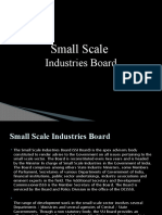 Small Scale: Industries Board