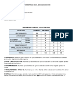 Informe Final Secundaria